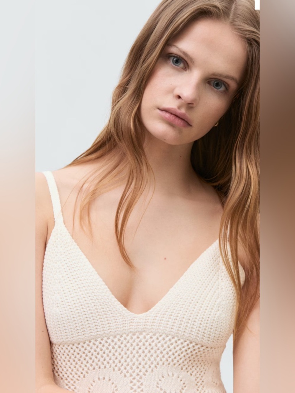 Mango CROCHET LONG DRESS - Picture 3 of 7